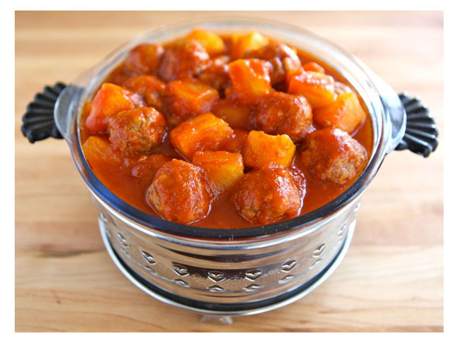 sweet and sour meatballs