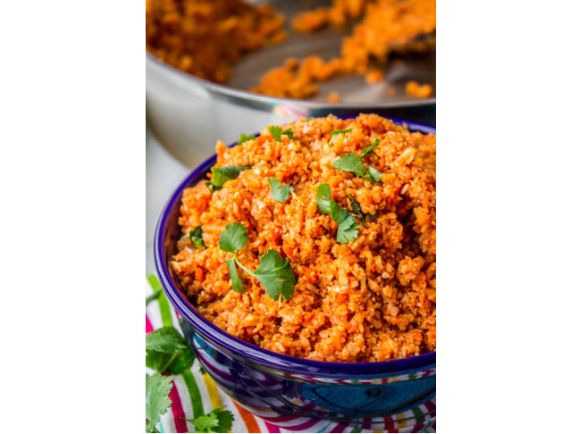 spanish cauliflower rice