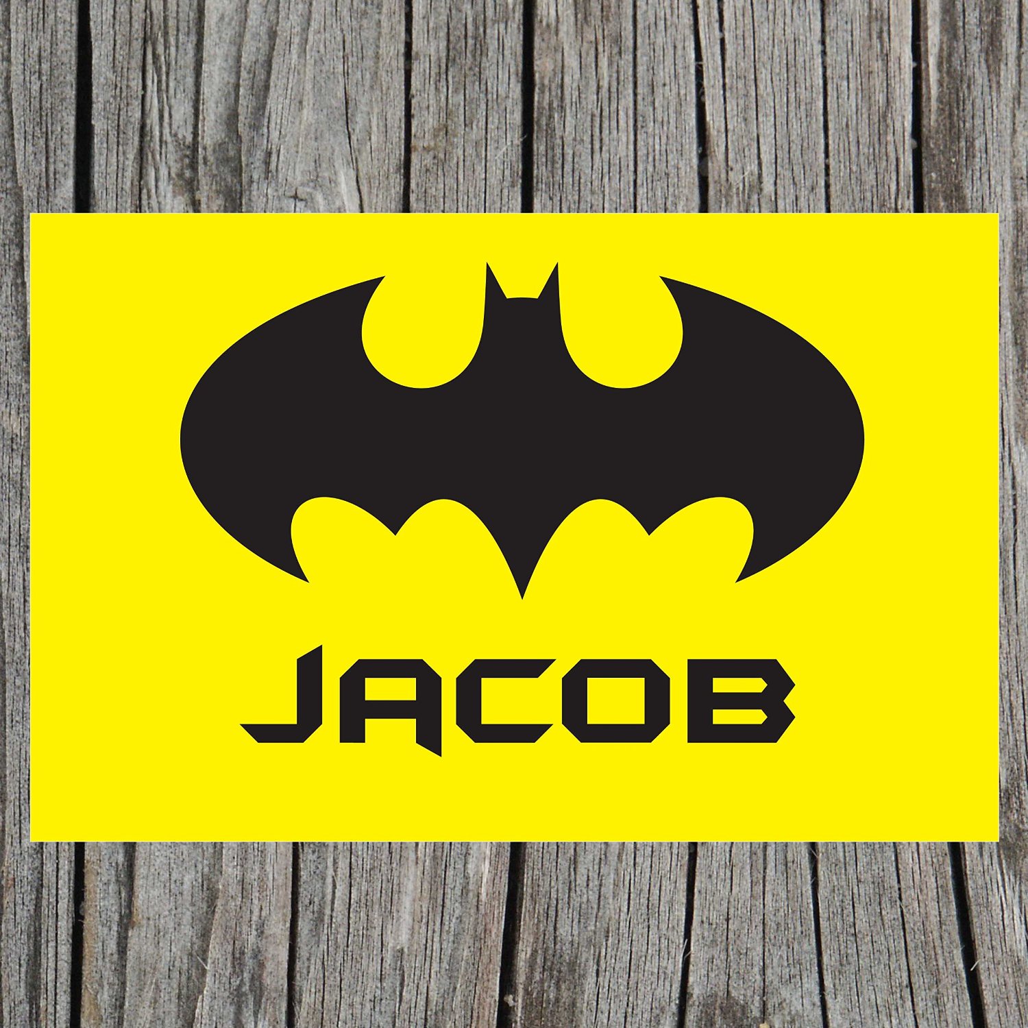 personalized batman placemat
