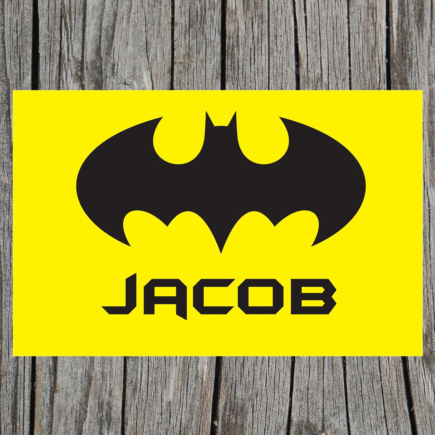personalized batman placemat