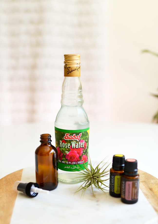 rose water essential oils