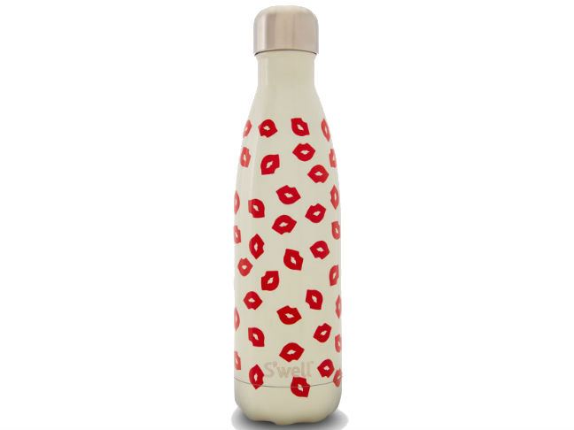 swell lipstick kisses water bottle