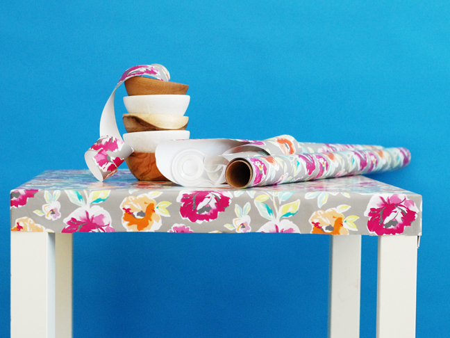 floral wrapping paper tablecloth