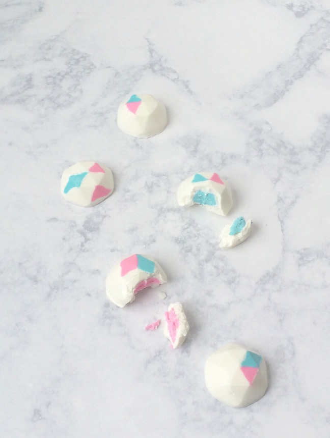 DIY Geometric Gender Reveal Truffles | Shauna Younge