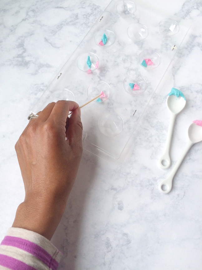 DIY Geometric Gender Reveal Truffles | Shauna Younge