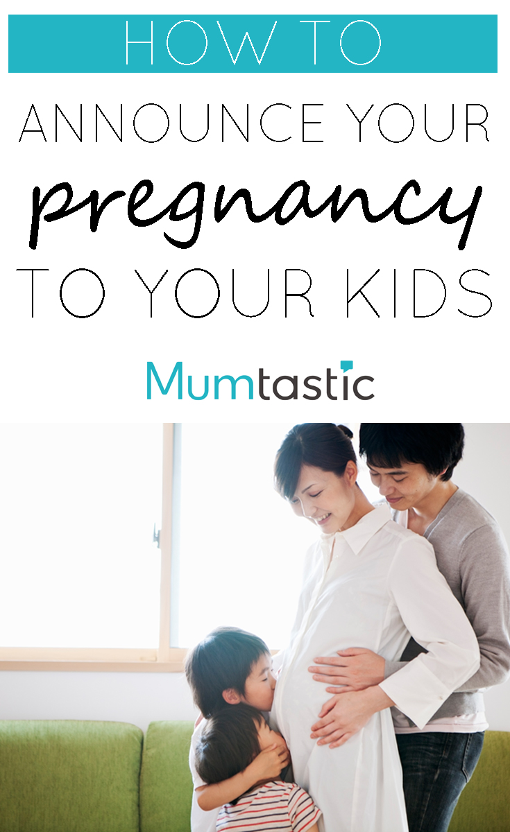 How to Announce Your Pregnancy to Your Kids - tips and advice for making it easy