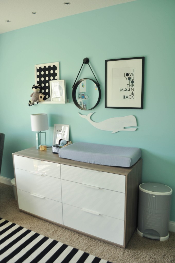 changing table gallery wall art