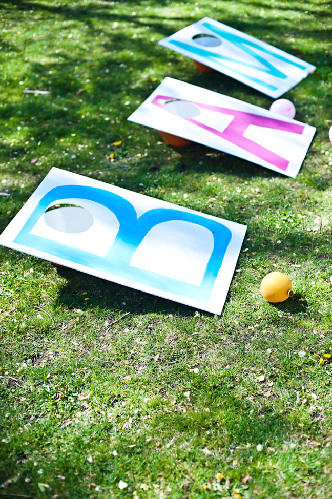 diy cornhole game