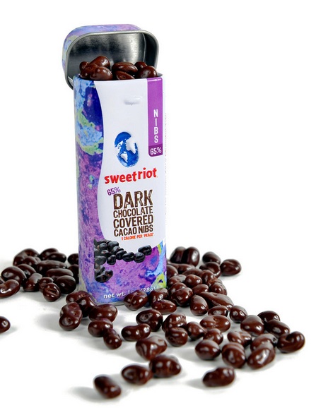 sweetriot dark chocolate cacao nibs