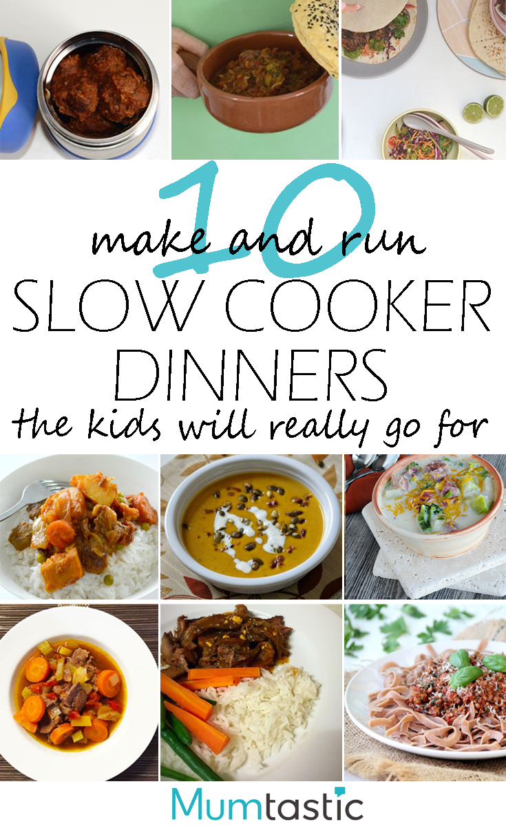 10 make and run slow cooker dinners the kids will really go for