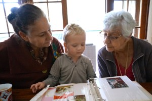 Three generations of mothers