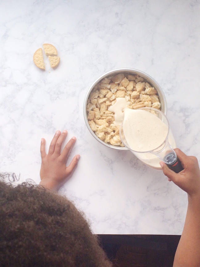 5 Minute Ice Cream Cookie Cake Even the Kids Can Make | Shauna Younge