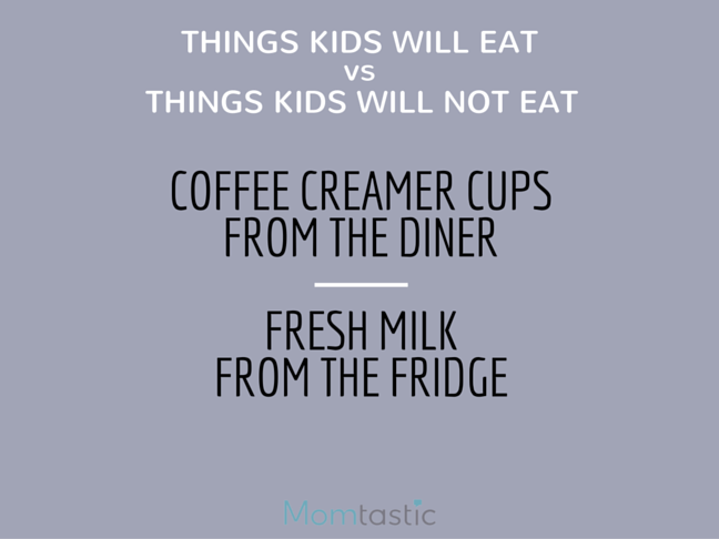 Things Kids Will Eat vs Things Kids Will Not Eat is a funny list for every mom who can relate Parenting humor on @ItsMomtastic by @letmestart