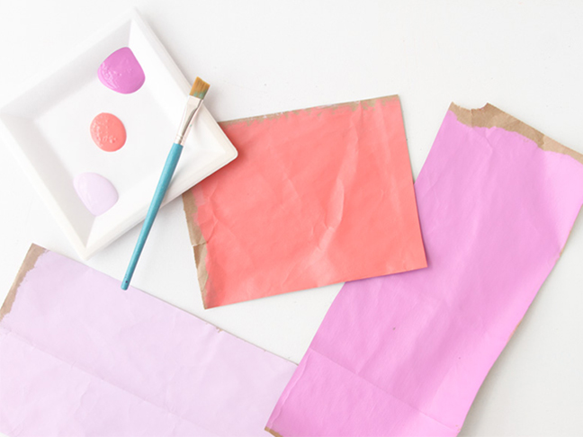 Paint paper bags