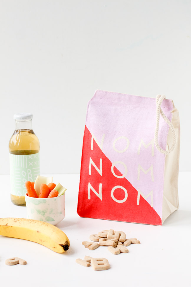 Back to School Message Lunch Bags DIY