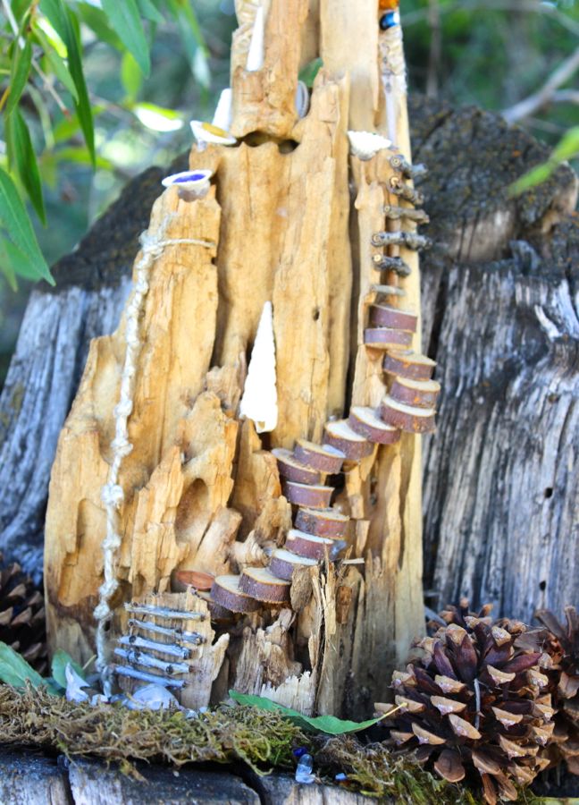 fairy-house-wood-steps-kids-outdoor-activity