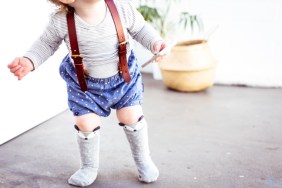 kids fashion accessories mini dressing socks | photo by hipster mum