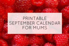 September printable calendar for mums - Mumtastic
