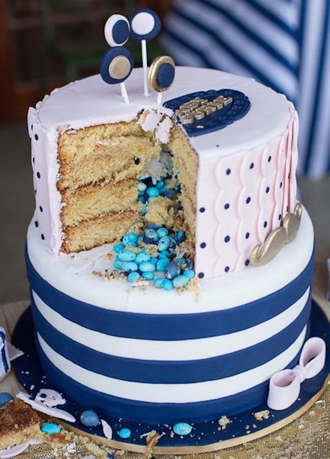 gender-reveal-baby-shower-pink-blue-cake