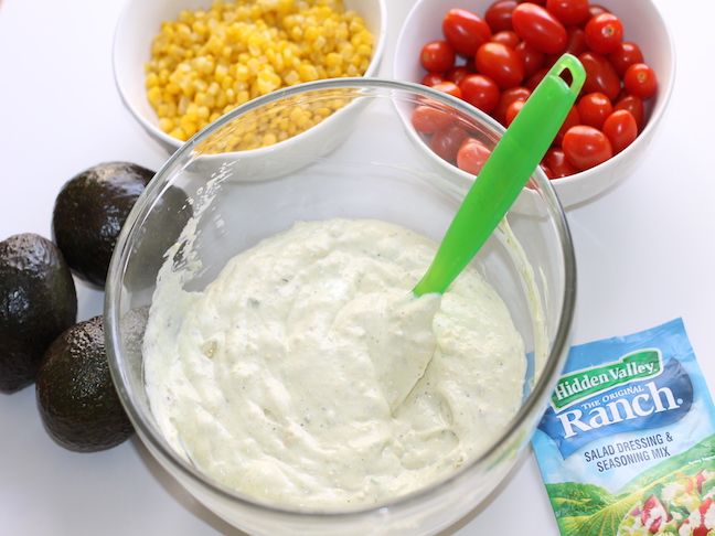 hidden valley ranch avacado dip