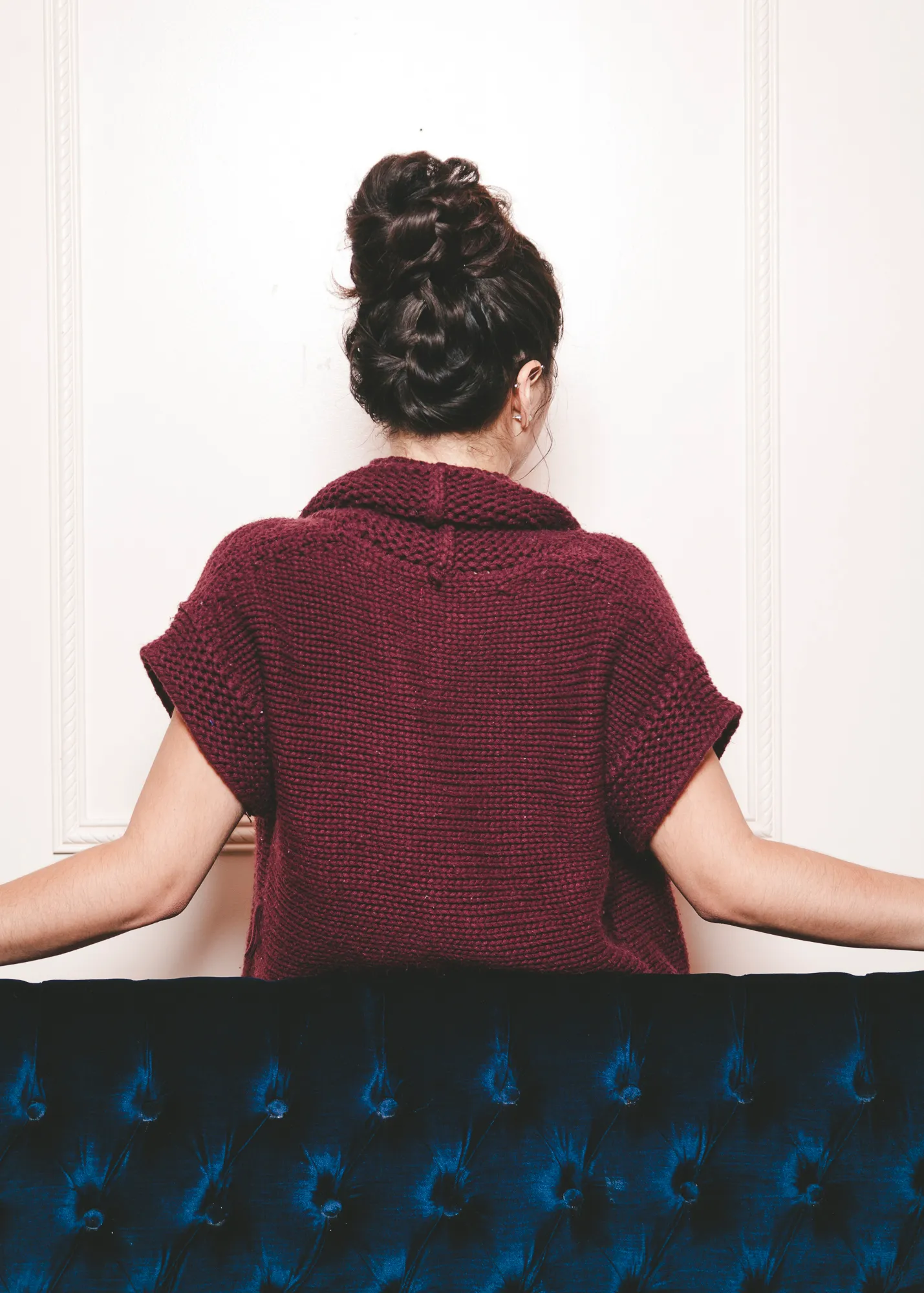 braided top knot back view