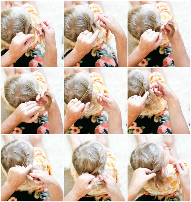 steps for braiding toddler hair