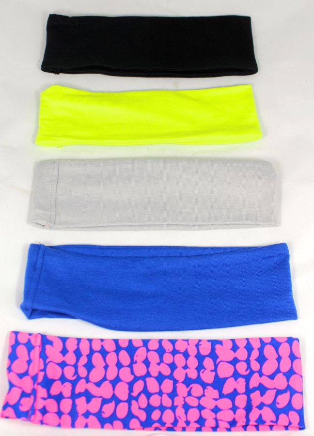 stretchy colorful headbands
