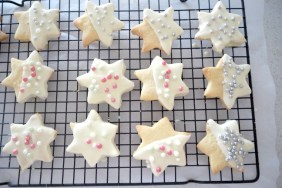 Shortbread Stars for Christmas