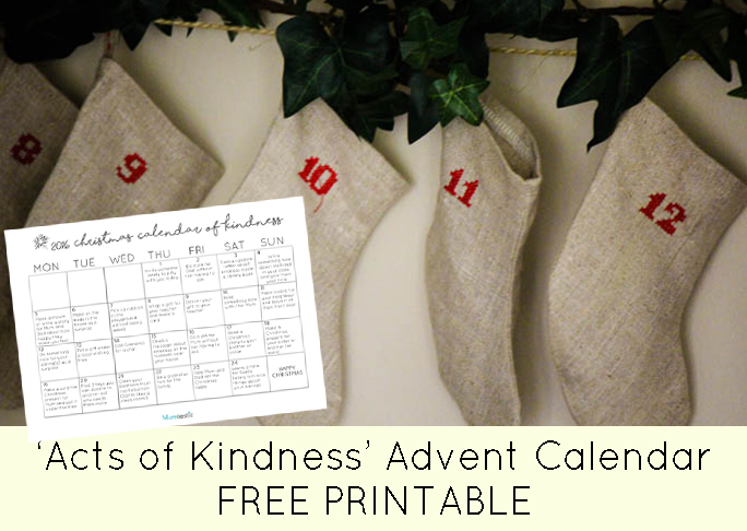 The Ultimate 'Acts of Kindness' Advent Calendar - Free Printable
