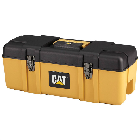 Cat yellow toolbox