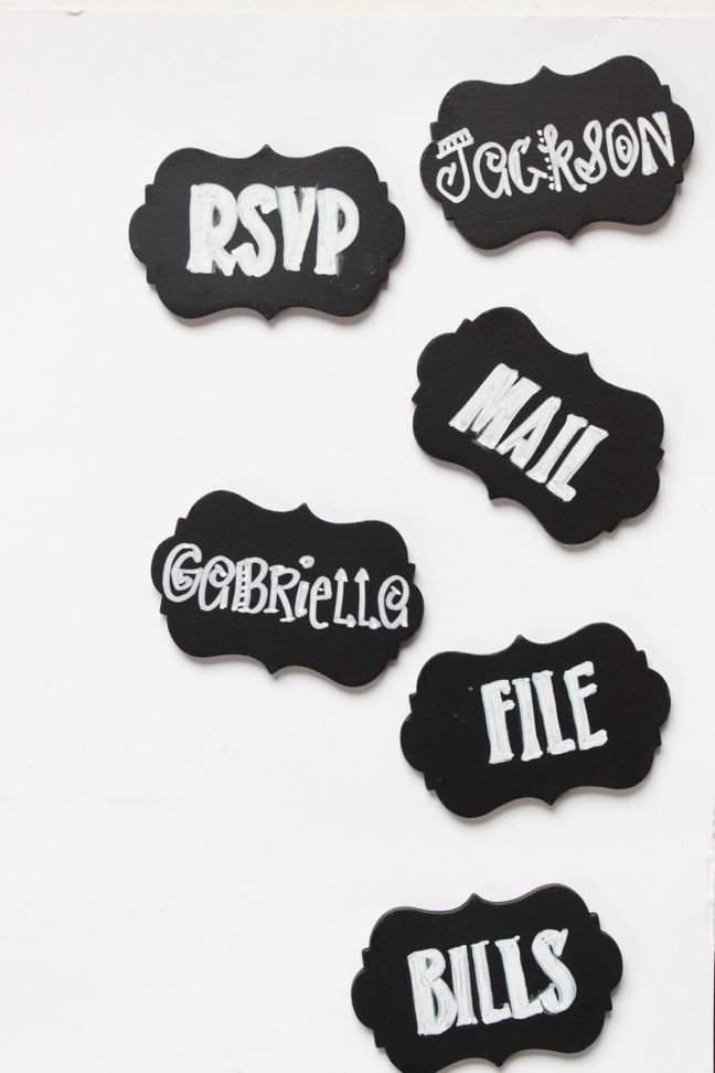 mail-file-bills-organization-chalkboard-labels-black-white