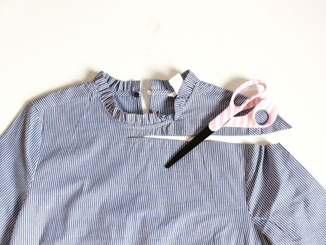 blue-and-white-striped-shirt-scissors
