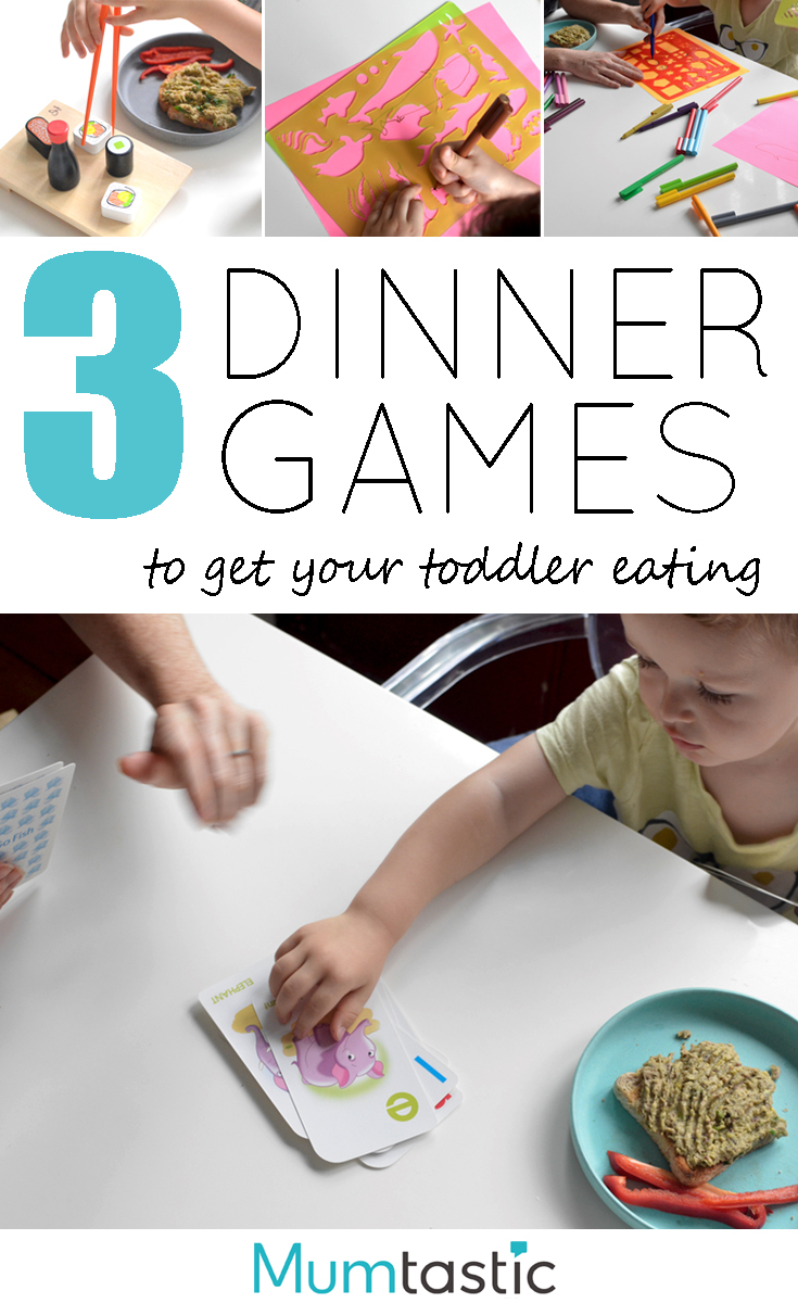 3 Dinner Games to Get Your Toddler Eating