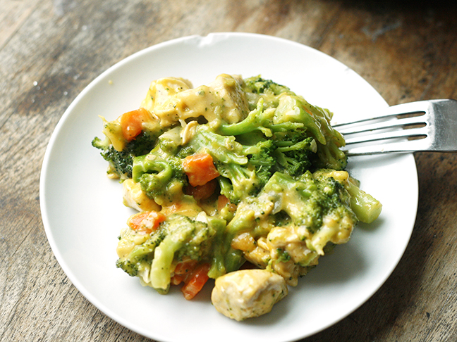 One Skillet Cheesy Chicken With Broccoli Recipe