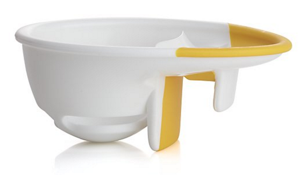 yellow and white egg separator