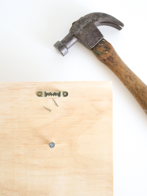 DIY Cement Alphabet Wall Hook Organizer