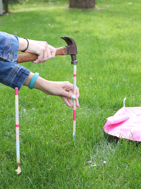 DIY Outdoor Ring Toss Game