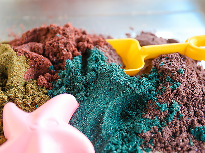 DIY Kinetic Sand To Make With The Kids