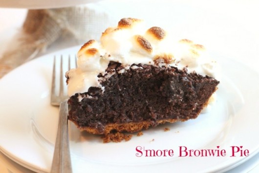 s'more brownie pie