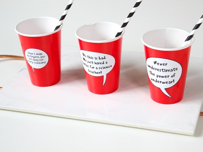 red-cups-with-captain-underpants-bubble-quotes