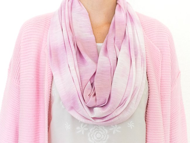 Shibori Made Simple: DIY Block Dyed Scarf for Spring