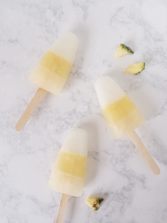 Guilt-Free Coconut Mango Pineapple Arctic Zero Popsicles