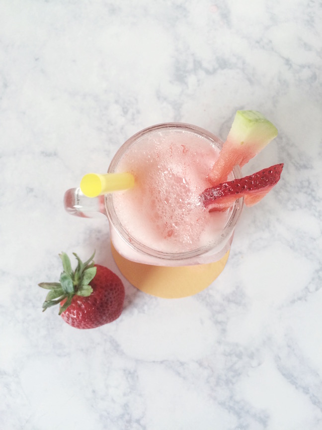 Low Calorie, Guilt-Free Strawberry Watermelon Arctic Zero Float