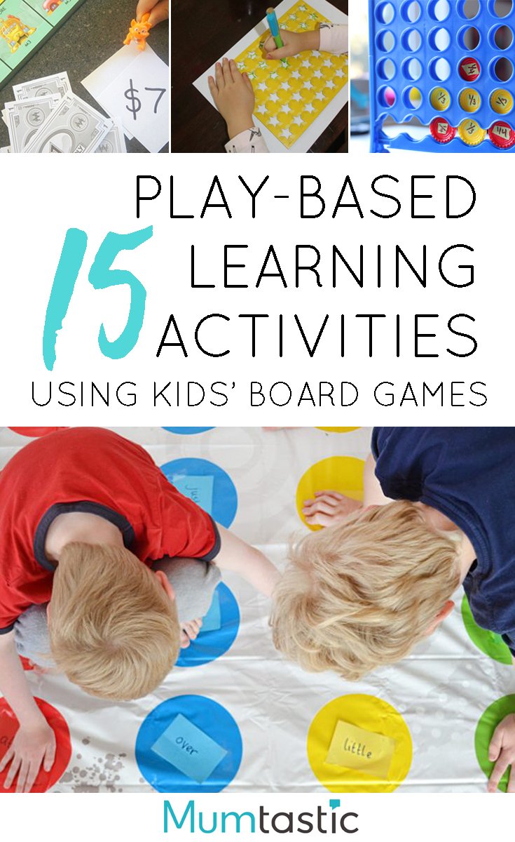 15 Play Based Learning Activities Using Kids' Favourite Board Games