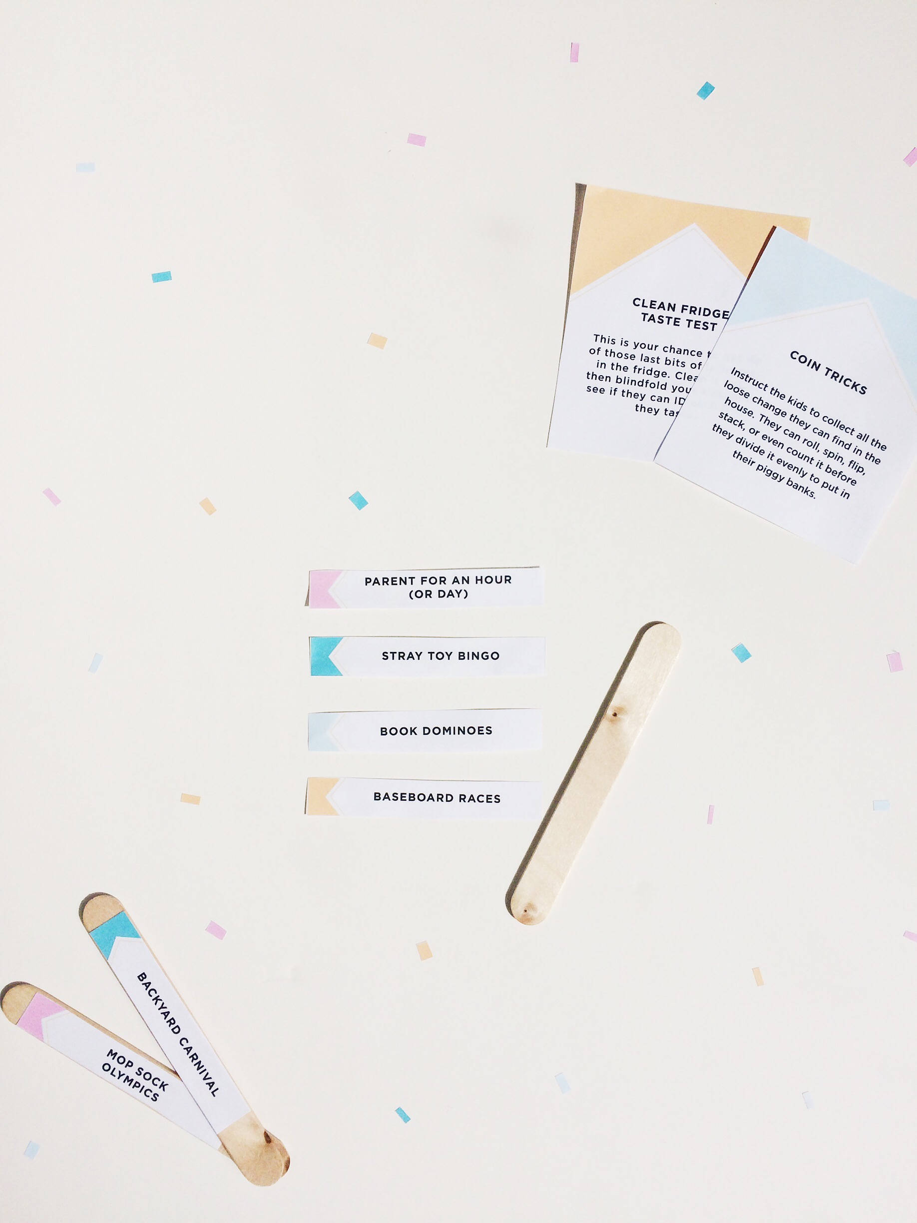 DIY Bored Jar Summer Games for Kids