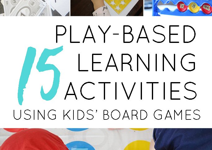 Play Based Learning Activities Using Kids' Favourite Board Games