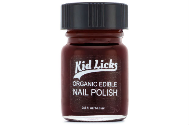 Kid Licks Nail Polish