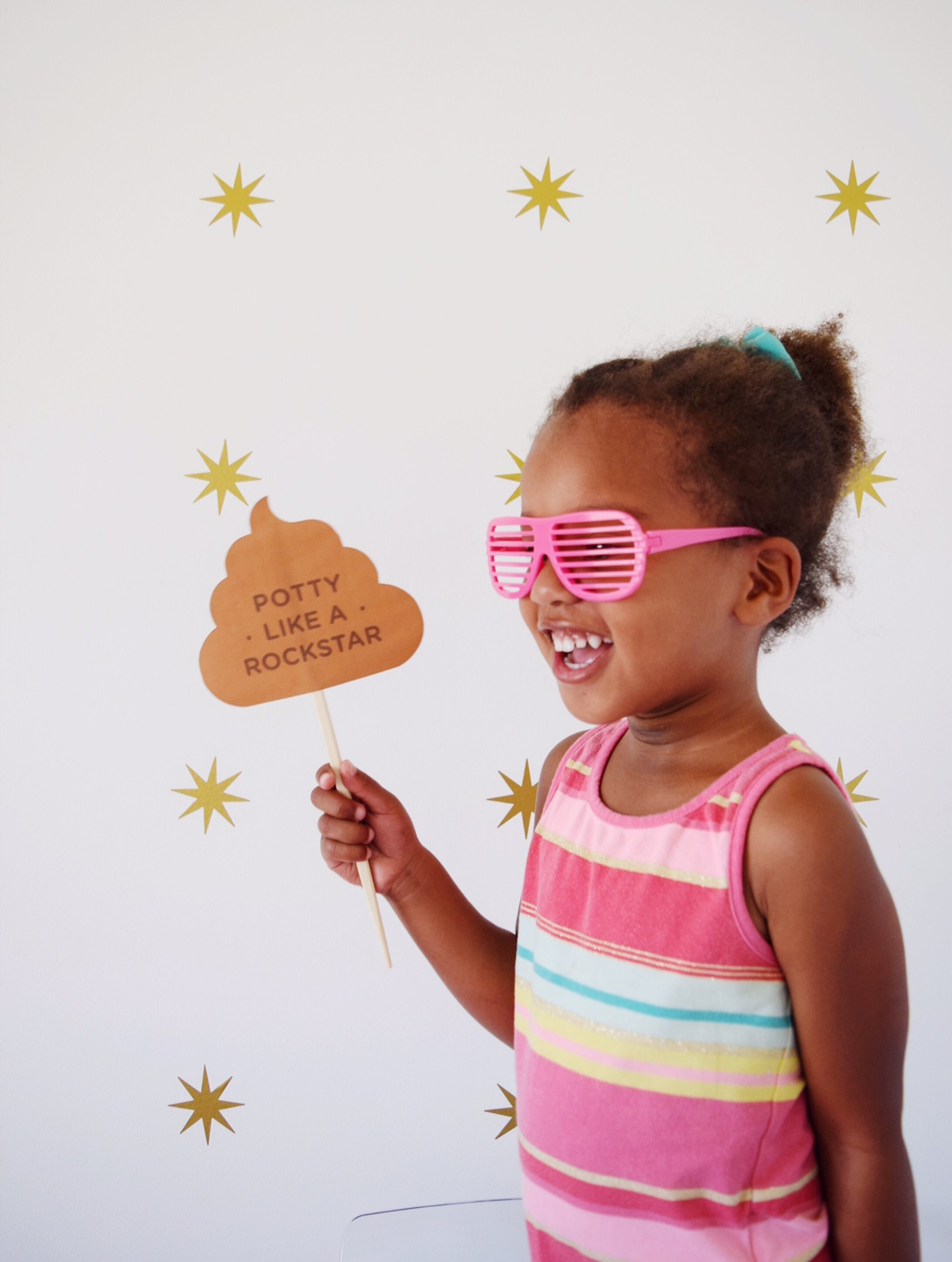 DIY Potty Like Rockstar Party and  Photo Booth Printables | Potty Training Party