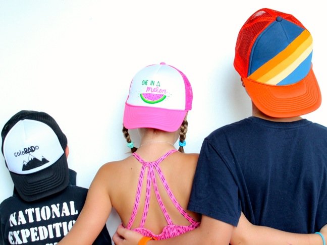 These DIY Trucker Hats For Kids Are So Fly
