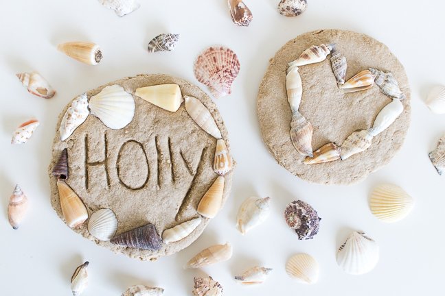 Make Sand Clay Keepsakes to Commemorate Beach Vacations